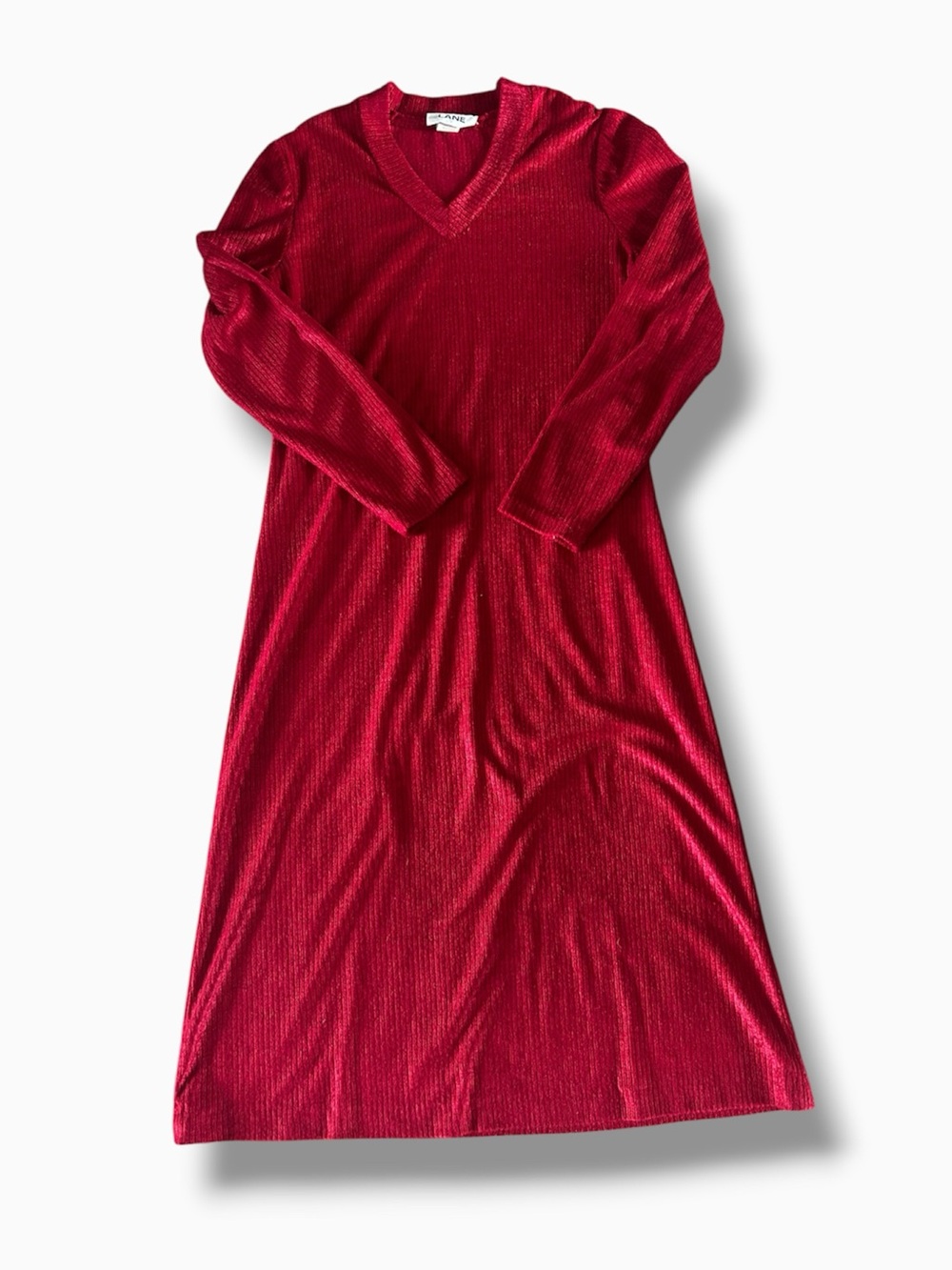 [Melissa Lane] VTG 70s Red Dress